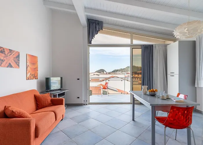 아파트 Terraces D'orlando - Family With Sea View And Pool 카포오를란도