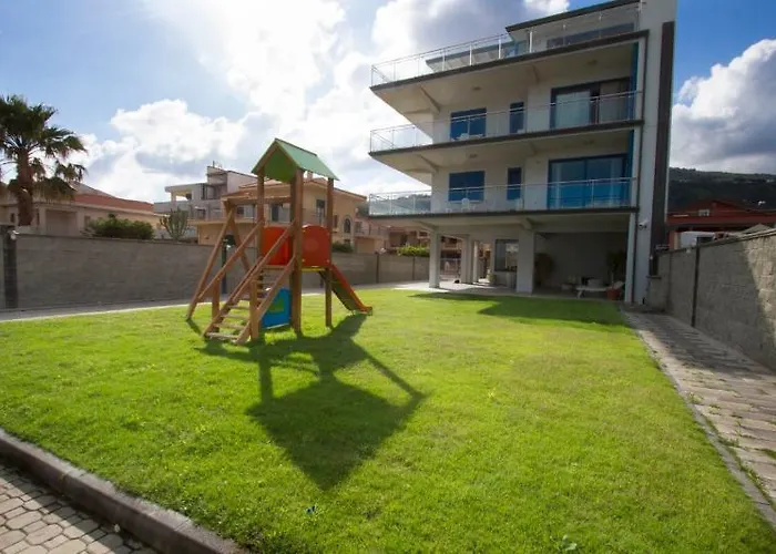 아파트 Terraces D'orlando - Family With Sea View And Pool 카포오를란도