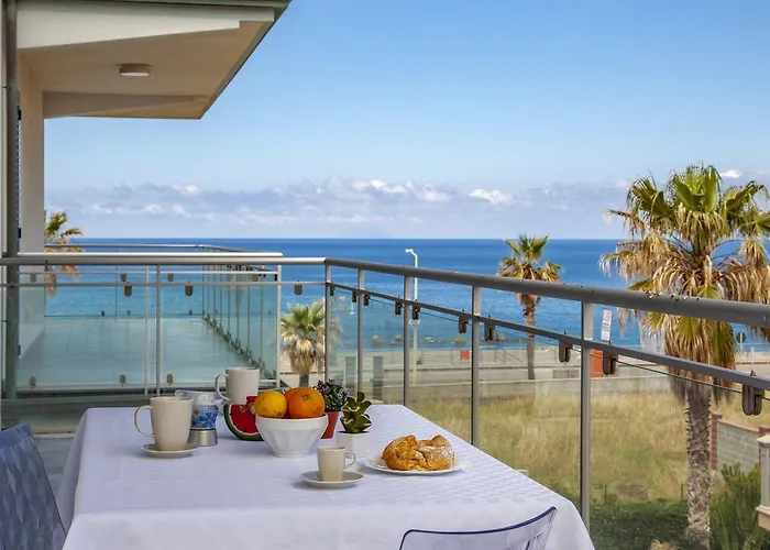 Terraces D'orlando - Family With Sea View And Pool 아파트 카포오를란도