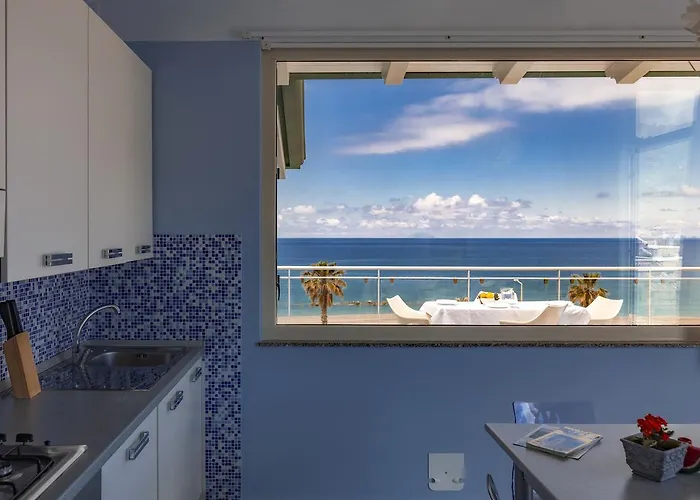 Terraces D'orlando - Family With Sea View And Pool 카포오를란도