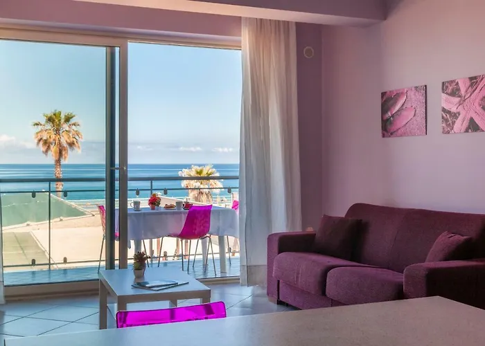 아파트 Terraces D'orlando - Family With Sea View And Pool 카포오를란도